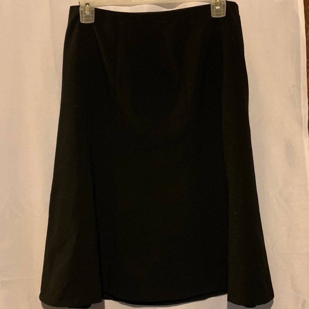 NWT! Calvin Klein A-line Black Skirt Size 4